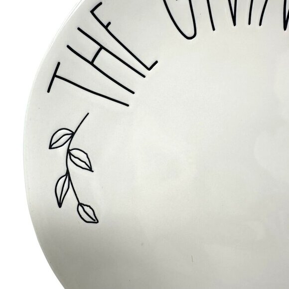 Rae Dunn Giving Plate Ceramic 11in  Fall Autumn Holiday Cookie Tray Gifting - Picture 4 of 8